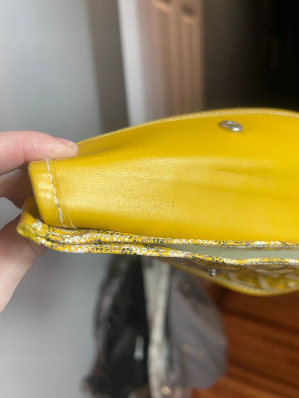 Goyard Saint Louis Pouch - Yellow - Picture 6 of 7